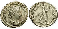  Antoninianus 羅馬帝國 銀 戈爾迪安三世(225-244)