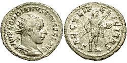  Antoninianus 羅馬帝國 銀 戈爾迪安三世(225-244)