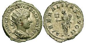  Antoninianus 羅馬帝國 銀 戈爾迪安三世(225-244)
