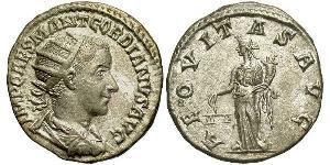  Antoninianus 羅馬帝國 銀 戈爾迪安三世(225-244)