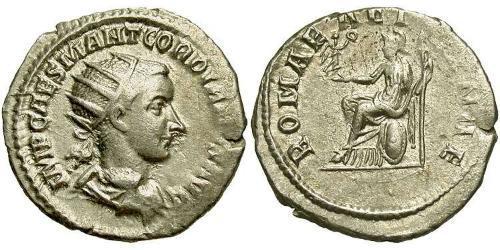  Antoninianus 羅馬帝國 銀 戈爾迪安三世(225-244)