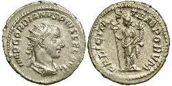  Antoninien Empire romain (27BC-395) Argent Gordien III(225-244)