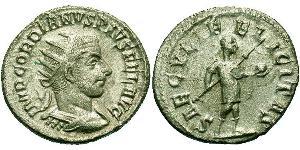  Antoninien Empire romain (27BC-395) Argent Gordien III(225-244)