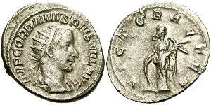  Antoninien Empire romain (27BC-395) Argent Gordien III(225-244)