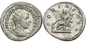  Antoninien Empire romain (27BC-395) Argent Gordien III(225-244)