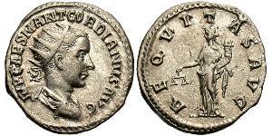  Antoninien Empire romain (27BC-395) Argent Gordien III(225-244)