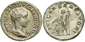  Antoninien Empire romain (27BC-395) Argent Gordien III(225-244)