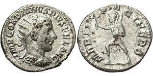 Antoninien Empire romain (27BC-395) Argent Gordien III(225-244)