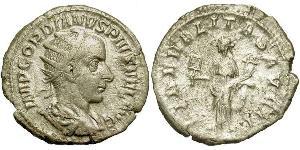  Antoninien Empire romain (27BC-395) Argent Gordien III(225-244)