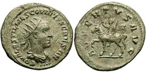  Antoninien Empire romain (27BC-395) Argent Hostilien (230-251)