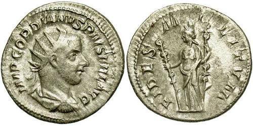 Antoninien Empire romain (27BC-395) Argent Gordien III(225-244)
