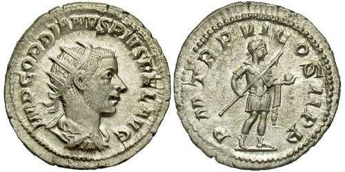  Antoninien Empire romain (27BC-395) Argent Gordien III(225-244)