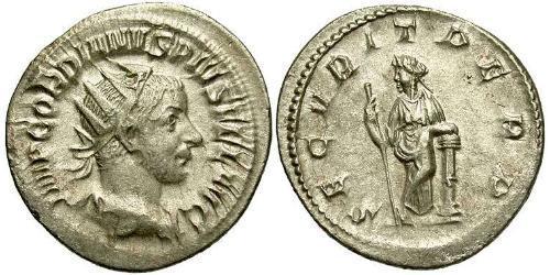  Antoninien Empire romain (27BC-395) Argent Gordien III(225-244)