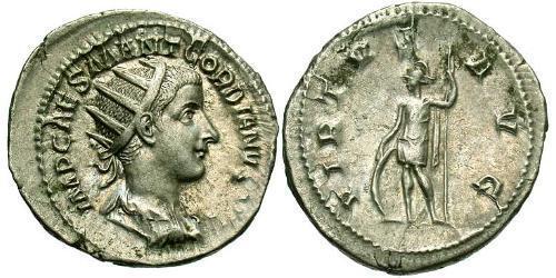  Antoninien Empire romain (27BC-395) Argent Gordien III(225-244)