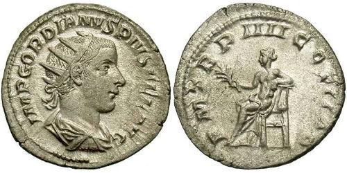  Antoninien Empire romain (27BC-395) Argent Gordien III(225-244)