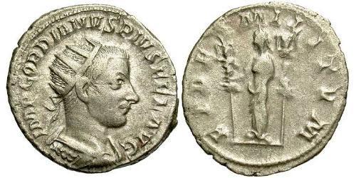  Antoninien Empire romain (27BC-395) Argent Gordien III(225-244)