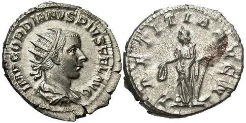  Antoninien Empire romain (27BC-395) Argent Gordien III(225-244)