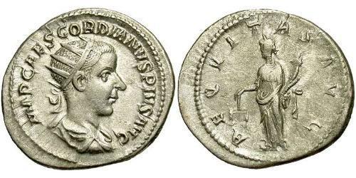  Antoninien Empire romain (27BC-395) Argent Gordien III(225-244)