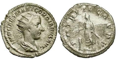  Antoninien Empire romain (27BC-395) Argent Gordien III(225-244)