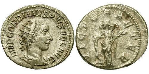 Antoninien Empire romain (27BC-395) Argent Gordien III(225-244)