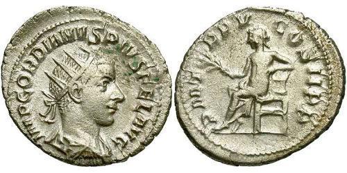  Antoninien Empire romain (27BC-395) Argent Gordien III(225-244)