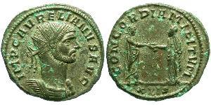  Antoninien Empire romain (27BC-395) Bronze Aurélien (215-275)