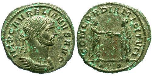  Antoninien Empire romain (27BC-395) Bronze Aurélien (215-275)