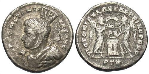  Argenteus Römische Kaiserzeit (27BC-395) Silber Konstantin I (272 - 337)