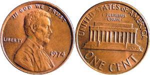  Cent Estados Unidos de América (1776 - ) Tin/Cobre/Zinc 
