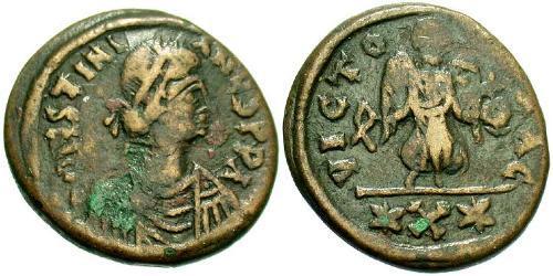  Decanummium Imperio bizantino (330-1453) Bronce Justiniano I (482-565)