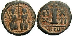  Decanummium Empire byzantin (330-1453) Bronze Justin II (520-578)