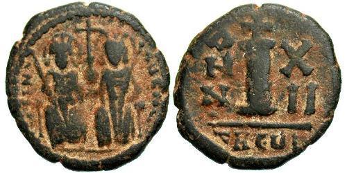  Decanummium Empire byzantin (330-1453) Bronze Justin II (520-578)