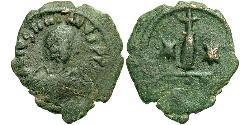  Decanummium Impero bizantino (330-1453) Bronzo Giustiniano I (482-565)