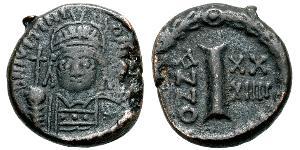  Decanummium Impero bizantino (330-1453) Bronzo Giustiniano I (482-565)