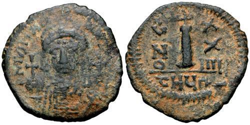  Decanummium Impero bizantino (330-1453) Bronzo Giustiniano I (482-565)
