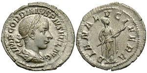  Denario Impero romano (27BC-395) Argento Gordiano III(225-244)