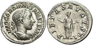  Denario Impero romano (27BC-395) Argento Gordiano III(225-244)
