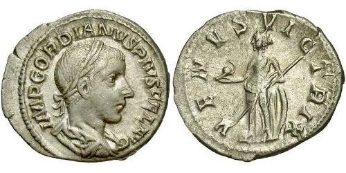  Denario Impero romano (27BC-395) Argento Gordiano III(225-244)
