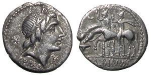  Denario Repubblica romana (509BC-27BC) Argento 