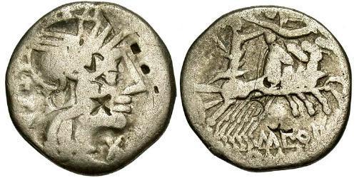  Denario Repubblica romana (509BC-27BC) Argento 
