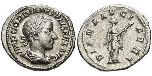  Denario Imperio romano (27BC-395) Plata Gordiano III(225-244)