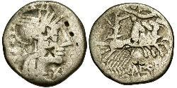  Denarius Römische Republik (509BC-27BC) Silber 
