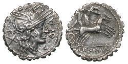  Denarius Römische Republik (509BC-27BC) Silber 
