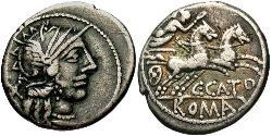  Denarius Römische Republik (509BC-27BC) Silber 