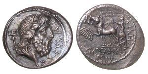  Denarius Römische Republik (509BC-27BC) Silber 