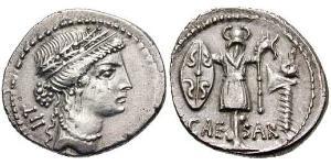  Denarius Römische Republik (509BC-27BC) Silber Iulius Caesar (100BC- 44 BC)
