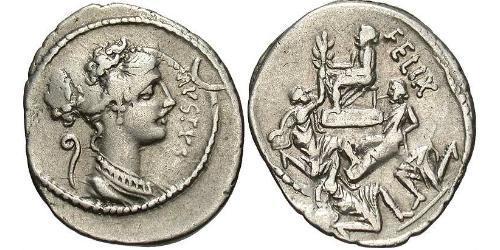  Denarius Römische Republik (509BC-27BC) Silber 