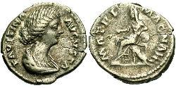  Denarius Roman Empire (27BC-395) Silver Faustina II (130-175)