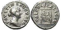  Denarius Roman Empire (27BC-395) Silver Faustina II (130-175)