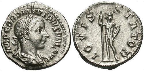  Denarius Roman Empire (27BC-395) Silver Gordian III (225-244)